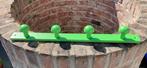 KAPSTOK BEUKENHOUT GROEN GELAKT 52 CM 4 HAKEN NIEUW, Wandkapstok, -, -, Nieuw