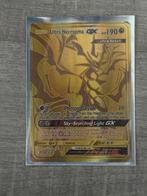 Ultra Necrozma GX (Gold) Pokémon Kaart, Hobby en Vrije tijd, Verzamelkaartspellen | Pokémon, Verzenden, Zo goed als nieuw, Losse kaart