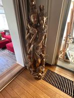 Houten Beeld: Rama en Sita, Antiek en Kunst, Ophalen
