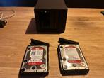 Synology 918+ NAS inclusief 2x 4 GB WD harde schijf, Computers en Software, NAS, Ophalen, Gebruikt