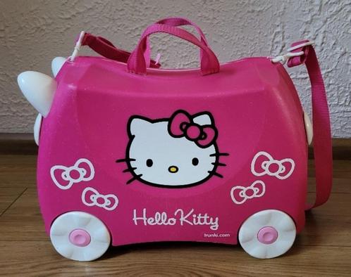Roze Trunki koffer van Hello Kitty, Sieraden, Tassen en Uiterlijk, Koffers, Zo goed als nieuw, Hard kunststof, Minder dan 50 cm