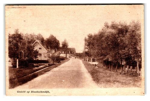 Blaaksedijk, (bij Heinenoord) Gezicht op Blaakschendijk, Verzamelen, Ansichtkaarten | Nederland, Gelopen, Zuid-Holland, 1940 tot 1960