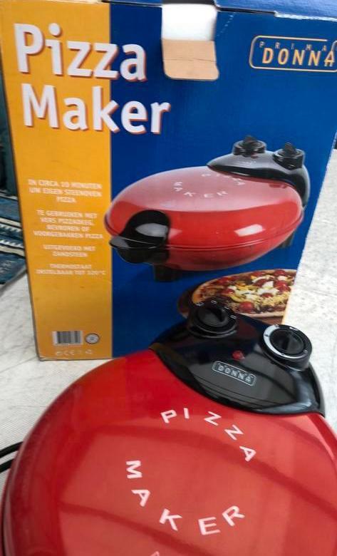 Pizza Maker Donna - Zo goed als nieuw!, Witgoed en Apparatuur, Grillplaten, Zo goed als nieuw, Tafelgrill, Ophalen of Verzenden