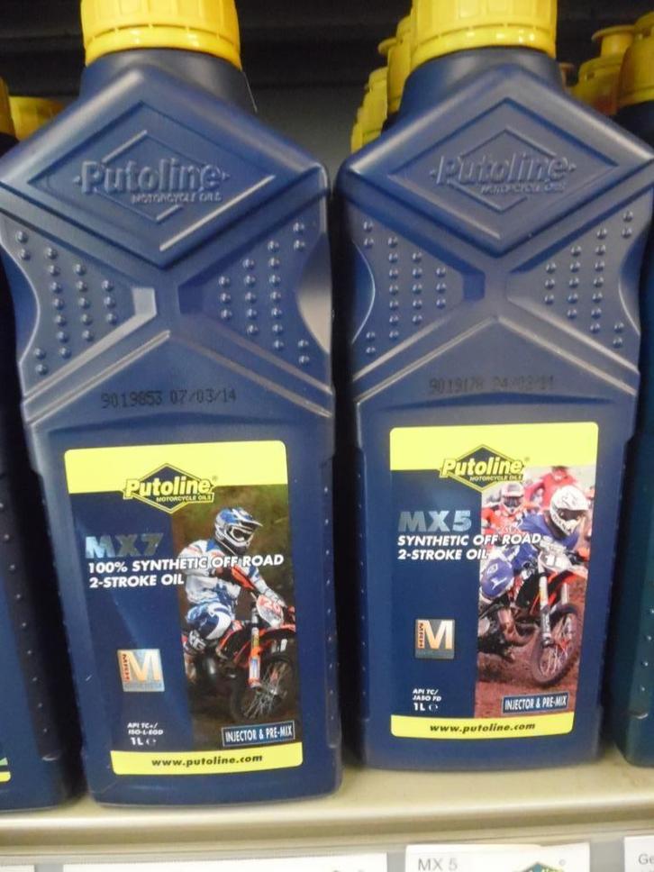 ACTIE PUTOLINE OLIE 50%KORTING MX5/MX7/TTX/..., Fietsen en Brommers, Brommers | Crossbrommers, Nieuw, Overige merken, Ophalen of Verzenden