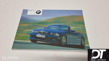 Instructieboekje BMW M3 E46 Cabrio Engels talig S54 3.2 beschikbaar voor biedingen