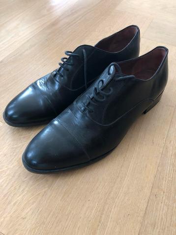 Fred de la Bretoniere mt39 zwarte veter schoenen beschikbaar voor biedingen