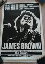 Orginele Concertposter van James Brown 1988, Ophalen of Verzenden, Zo goed als nieuw, Rechthoekig Staand, Film en Tv