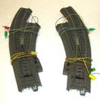 Marklin 24671/72 Elektrische Meegebogen wissels Links/rechts, Hobby en Vrije tijd, Modeltreinen | H0, Wisselstroom, Gebruikt, Rails