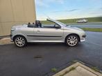 Peugeot 206 2.0 16V CC 2003 silver, Auto's, 136 pk, Zwart, 4 cilinders, Cabriolet