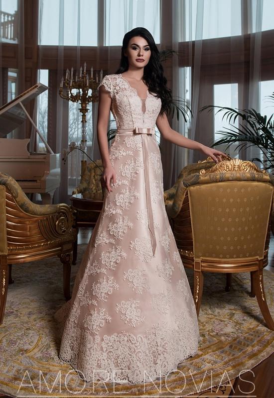 Geweldige nieuwe Amore Novias bruidsjurk 36/38, Kleding | Dames, Trouwkleding en Trouwaccessoires, Nieuw, Accessoires, Roze, Verzenden