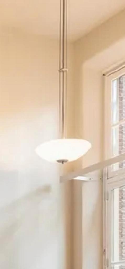 Gispen Hanglamp - Stijlvol Design, Huis en Inrichting, Lampen | Hanglampen, Zo goed als nieuw, Minder dan 50 cm, Glas, Metaal