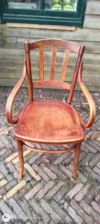 Art Nouveau thonet Stoel met Armleuningen, Antiek en Kunst, Antiek | Meubels | Stoelen en Banken, Ophalen of Verzenden