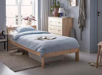 Neiden ikea Bedframe, grenen, 90x200 cm met lattenbodem - afbeelding 2