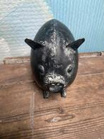 Zwart metalen varken, Ophalen of Verzenden, Gebruikt