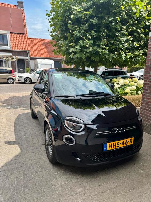 Fiat 500 42kWh 118pk Auto 2022 Zwart, Auto's, Fiat, Particulier, Elektrisch, Hatchback, Automaat, Geïmporteerd, Zwart, Voorwielaandrijving