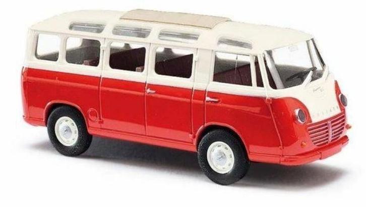 Busch 94150 Goliath luxe bus rood/creme - actie, Hobby en Vrije tijd, Modelauto's | 1:87, Nieuw, Bus of Vrachtwagen, Overige merken