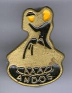 ANDOS koper dans speldje ( X_098 ), Verzamelen, Speldjes, Pins en Buttons, Verzenden, Zo goed als nieuw, Sport, Speldje of Pin