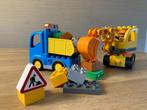 Duplo Truck & Graafmachine met rupsbanden 10812, Kinderen en Baby's, Speelgoed | Duplo en Lego, Ophalen of Verzenden, Gebruikt