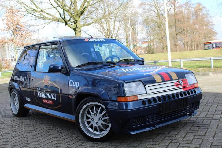 Renault 5 1.8 16v RS Williams RALLY KLAAR! Zeer uniek auto 1, Auto's, Oldtimers, Bedrijf, Te koop, Renault, Benzine, Overige carrosserieën