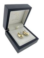 14 K Gouden Oorstekers 0.20 ct Briljant Geslepen Diamant, -, -, Ophalen of Verzenden, Zo goed als nieuw