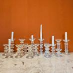 Kristalglazen kandelaren 'Festivo' by Timo Sarpaneva vintage, Overige materialen, Ophalen of Verzenden, Zo goed als nieuw, X