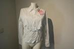 Blumarine blouse crop top bloemen sier stiksel mt IT 44, Verzenden, Wit, Nieuw, Blumarine