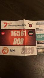 Startbewijs +medaille met gravering voor Zevenheuvelenloop, Ophalen of Verzenden, Nieuw