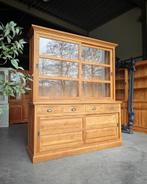 Teakhouten Buffetkast | Vitrinekast | teak, teaken #861, 150 tot 200 cm, Ophalen of Verzenden, 50 tot 75 cm, 200 cm of meer