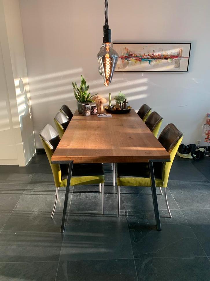 6 Bert Plantagie Eetkamerstoelen, Huis en Inrichting, Tafels | Eettafels, Gebruikt, Minder dan 50 cm, 50 tot 100 cm, Vijf personen of meer