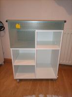 Ikea Övning Roltafel. Wit, grijs/groen, Ophalen, Met wielen, Zo goed als nieuw