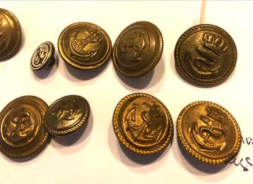 10 marine knopen Oostenrijk. Kriegsmarine beschikbaar voor biedingen