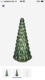 Kerstboom groen glas Ledverlichting., Diversen, Ophalen of Verzenden, Zo goed als nieuw