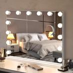 Hollywood make up spiegel 58x48 cm wit, Huis en Inrichting, Woonaccessoires | Spiegels, Minder dan 50 cm, Verzenden, Nieuw, Minder dan 100 cm