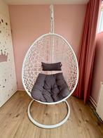 Hangstoel ei egg (schommelstoel) wit, Huis en Inrichting, Stoelen, Ophalen, Zo goed als nieuw, Wit, Eén