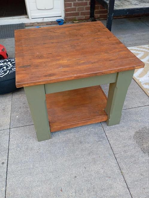 opgeknapte teakhouten tafel, Tuin en Terras, Tuintafels, Zo goed als nieuw, Rechthoekig, Hout, Ophalen