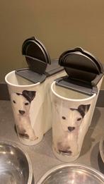 Voercontainer / bewaardoos hond 2x, Dieren en Toebehoren, Ophalen of Verzenden, Zo goed als nieuw
