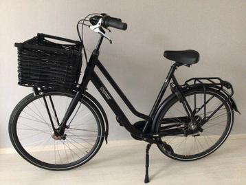 GAZELLE  DAMES TRANSPORTFIETS mat zwart beschikbaar voor biedingen