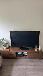 Walnoot hout tv meubel, Ophalen, Zo goed als nieuw, 25 tot 50 cm, Minder dan 100 cm