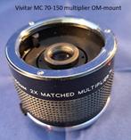Vivitar MC 70-150mm 2x matched multiplier O/OM mount, Overige merken, Gebruikt, Overige typen, Ophalen of Verzenden