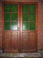 240hx167,5br Prachtige eiken dubbele deur evt met bovenlicht, Antiek en Kunst, Antiek | Overige Antiek, Ophalen