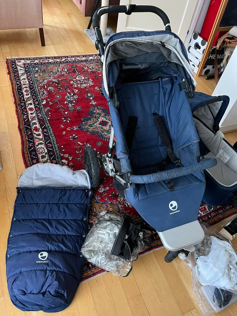 Easywalker Sky, Kinderen en Baby's, Kinderwagens en Combinaties, Gebruikt, Combiwagen, Overige merken, Luchtbanden, Met reiswieg