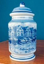 Catherina Gasthuis Brielle Delfs Blauwe pot+deksel vintage, Ophalen of Verzenden