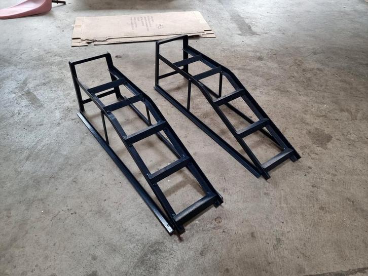 Oprijbokken voor Auto, Auto diversen, Krikken, Gebruikt, Manueel, Ophalen of Verzenden