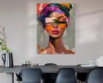 Canvas abstract portret Carla Van Iersel 105*140, Ophalen of Verzenden