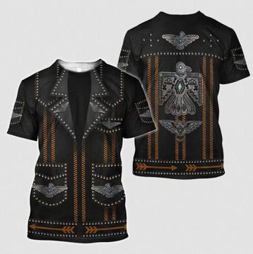 Heren western t-shirt 5 / cowboy vogel t shirt tshirt beschikbaar voor biedingen