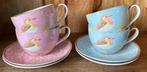 Pip Studio Floral cappucino koppen, Ophalen, Zo goed als nieuw, Overige stijlen, Kop(pen) en/of Schotel(s)