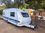 Hobby 540 met ruime voortent, Caravans en Kamperen, Particulier, Rondzit, Hobby