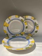 Vintage Set Arcopal Valencia Borden ‘ Lemon ‘, Ophalen of Verzenden
