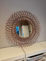 Rotan spiegel xenos, Ophalen, Minder dan 50 cm, Rond, Zo goed als nieuw