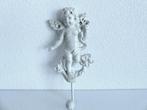 Gietijzeren engel haak kapstok kapstokhaak wit, Antiek en Kunst, Curiosa en Brocante, Ophalen of Verzenden